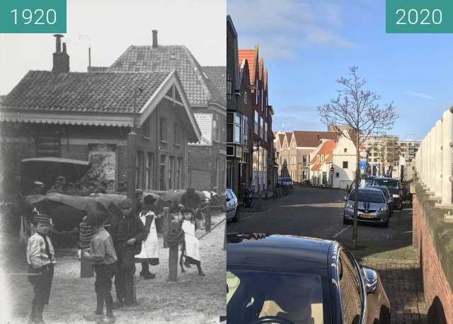 Before-and-after picture of Wageweg 1920-2020 between 1920 and 2020-Feb-05