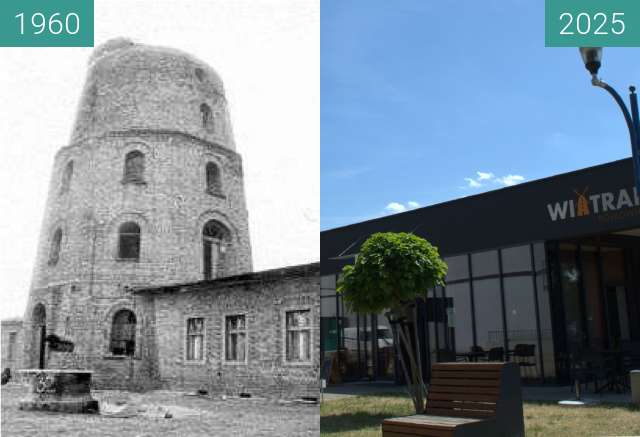 Image avant-après de Polkowice entre 1960 et 2025