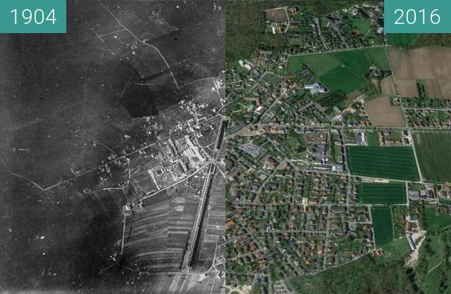 Image avant-après de Bad Rothenfelde aus einem Ballon entre 1904 et 04.2016