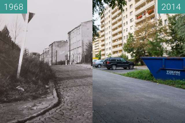 Vorher-Nachher-Bild von Ulica Bonin zwischen 06.08.1968 und 06.08.2014