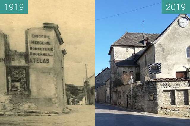 Before-and-after picture of Serzy et Prin - 1919 between 1919 and 2019