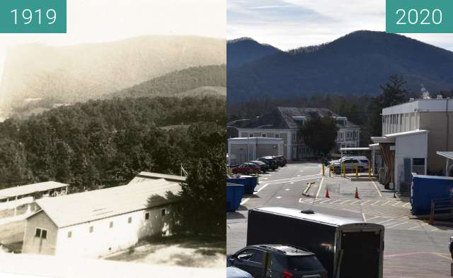 Vorher-Nachher-Bild von Oteen South zwischen 1919 und 2020