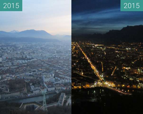 Vorher-Nachher-Bild von Grenoble zwischen 16.12.2015 und 16.12.2015