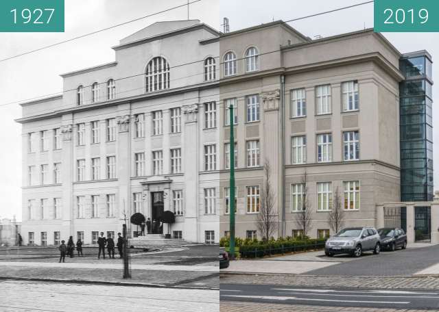 Vorher-Nachher-Bild von Ulica Głogowska zwischen 1927 und 02.12.2019