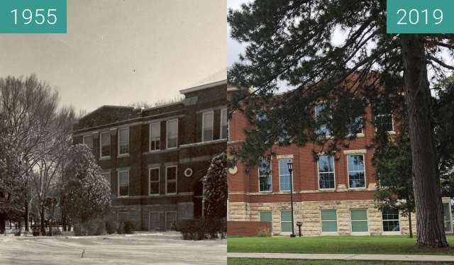 Vorher-Nachher-Bild von Central Hall zwischen 1955 und 23.08.2019