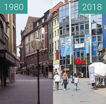 Vorher-Nachher-Bild von Aschaffenburg - Herstallstraße zwischen 1980 und 15.05.2018