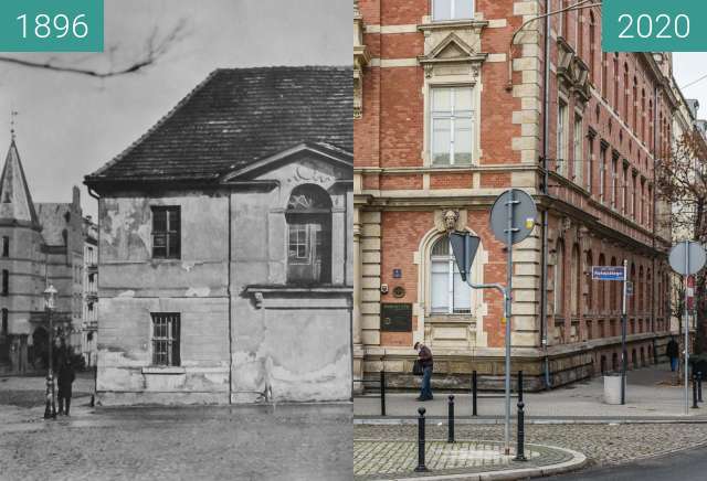 Vorher-Nachher-Bild von Plac Cyryla Ratajskiego zwischen 1896 und 2020