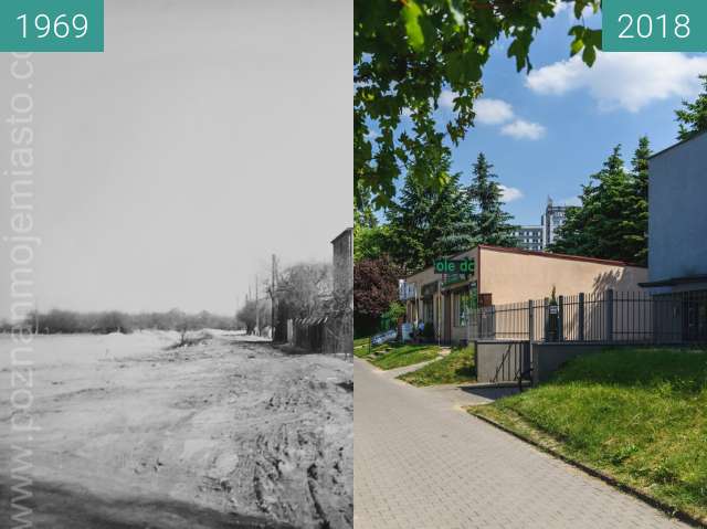 Vorher-Nachher-Bild von Ulica Słowiańska zwischen 1969 und 2018