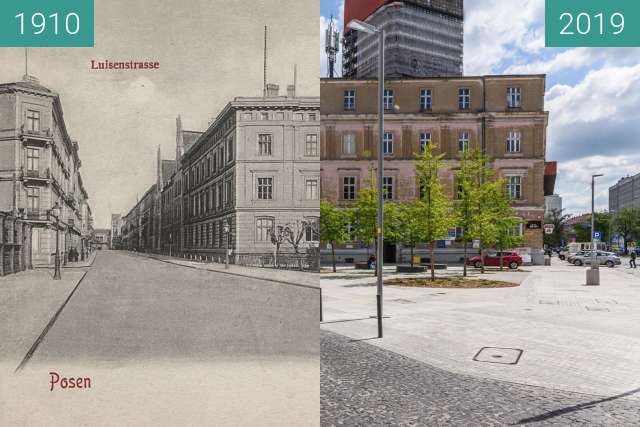 Vorher-Nachher-Bild von Ulica Taczaka zwischen 1910 und 2019