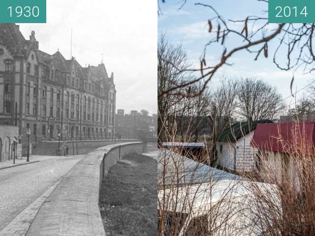 Vorher-Nachher-Bild von Ulica Czartoria  zwischen 1930 und 2014