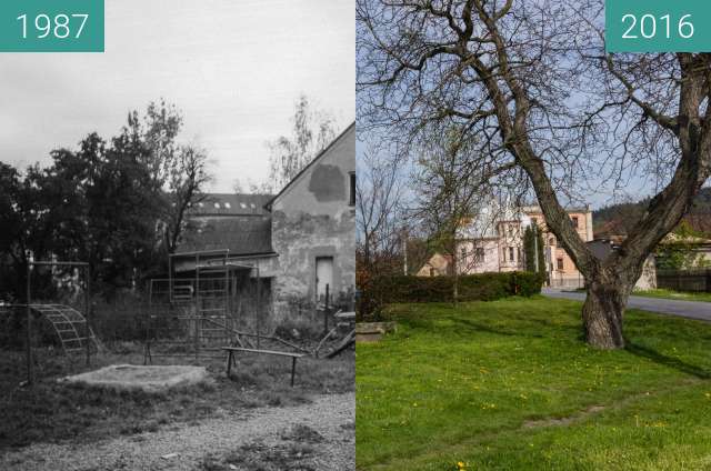 Vorher-Nachher-Bild von School building zwischen 1987 und 05.05.2016