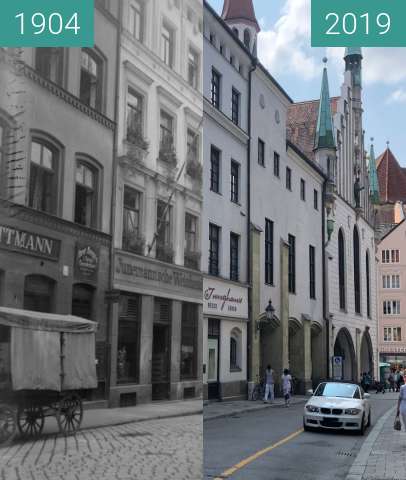 Before-and-after picture of Burgstr_1904_08_06 between 1904-Aug-06 and 08/2019