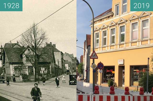 Vorher-Nachher-Bild von Süntelstraße 1928 zwischen 1928 und 24.06.2019