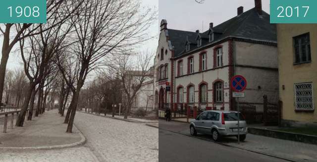 Vorher-Nachher-Bild von Post Office Gryfice zwischen 30.11.1908 und 30.11.2017