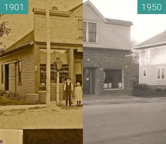 Image avant-après de Conrad Store entre 1901 et 1950