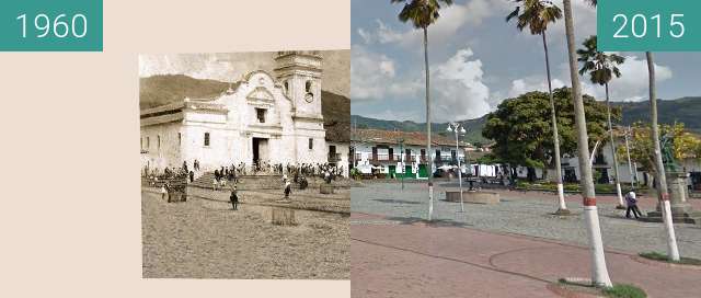 Vorher-Nachher-Bild von Plaza de la constitución zwischen 1960 und 04.2015