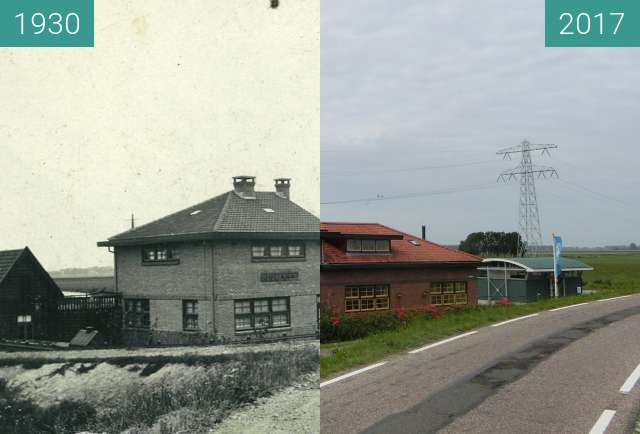 Before-and-after picture of Pumping station Juliana between 1930-Jul-01 and 2017-Jul-01