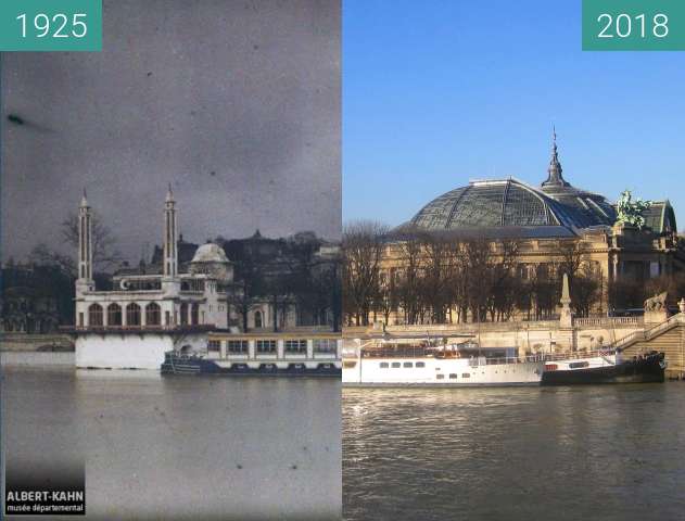 Image avant-après de Port des Champs-Elysées entre 24 nov. 1925 et 18 fév. 2018