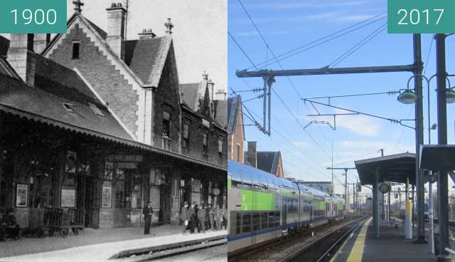 Image avant-après de Gare de Beauvais entre 1900 et 17 déc. 2017