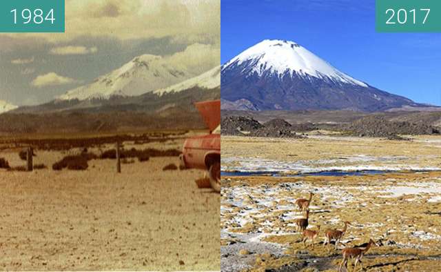 Before-and-after picture of PARQUE LAUCA between 1984 and 2017