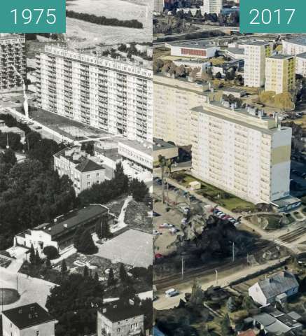 Vorher-Nachher-Bild von Bonin zwischen 1975 und 2017