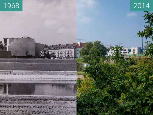 Vorher-Nachher-Bild von Chwaliszewo zwischen 06.08.1968 und 06.08.2014