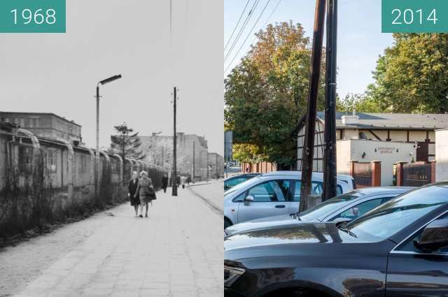 Vorher-Nachher-Bild von Ulica Św. Wawrzyńca zwischen 1968 und 2014