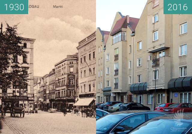 Vorher-Nachher-Bild von Market - East side  zwischen 1930 und 2016