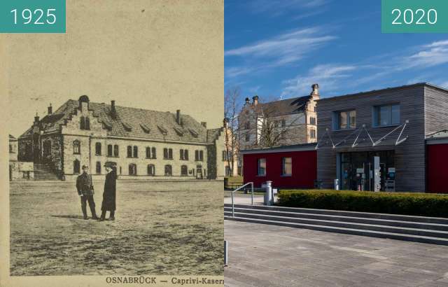 Vorher-Nachher-Bild von Caprivi-Kaserne 1 zwischen 04.1925 und 03.2020