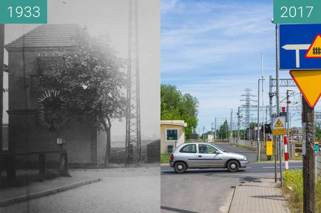 Vorher-Nachher-Bild von Ulica Krańcowa zwischen 1933 und 03.06.2017