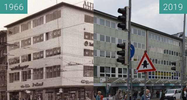 Image avant-après de Neumarkt Osnabrück entre 1966 et 3 juin 2019