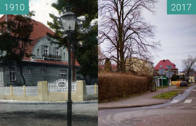 Vorher-Nachher-Bild von Gryfice 3_Maja_Street zwischen 1910 und 02.12.2017