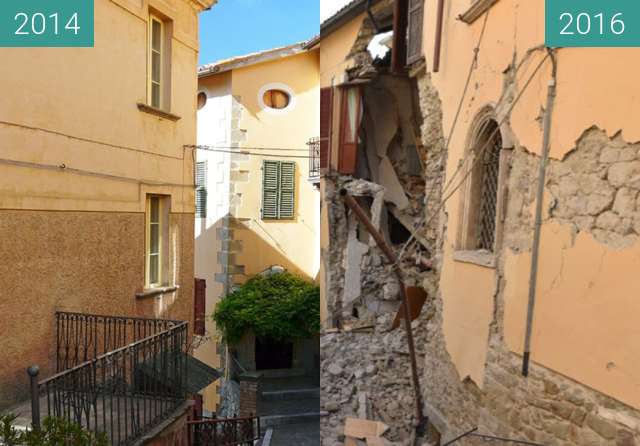 Vorher-Nachher-Bild von Earthquake zwischen 2014 und 2016