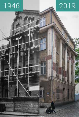 Vorher-Nachher-Bild von Ulice Szkolna/Kozia zwischen 1946 und 24.05.2019