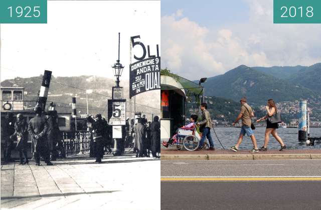 Vorher-Nachher-Bild von Ferry 5 lire zwischen 1925 und 2018