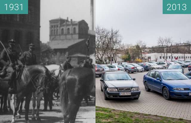 Vorher-Nachher-Bild von Ulica Nowowiejskiego zwischen 1931 und 2013