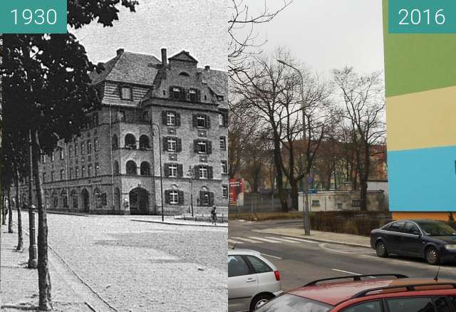 Image avant-après de Bahnhofstrasse entre 1930 et 2016