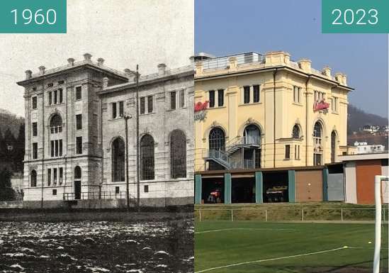 Vorher-Nachher-Bild von Cinestar - Lugano zwischen 1960 und 2023