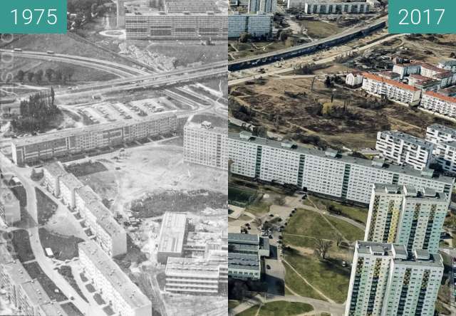 Vorher-Nachher-Bild von Osiedle Lecha zwischen 1975 und 2017