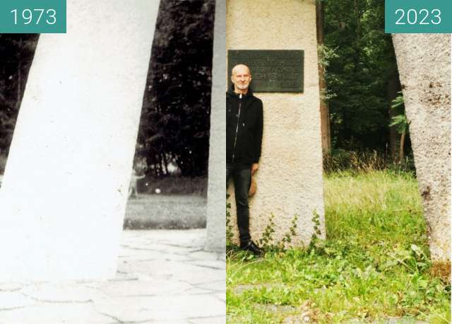 Before-and-after picture of Ilmenau 1973 between 1973 and 2023-Sep-24