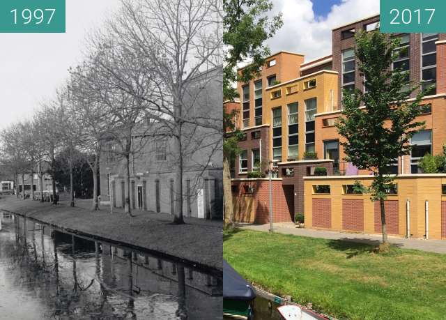 Before-and-after picture of Court and jail Alkmaar between 1997-Jan-20 and 2017-Jun-26