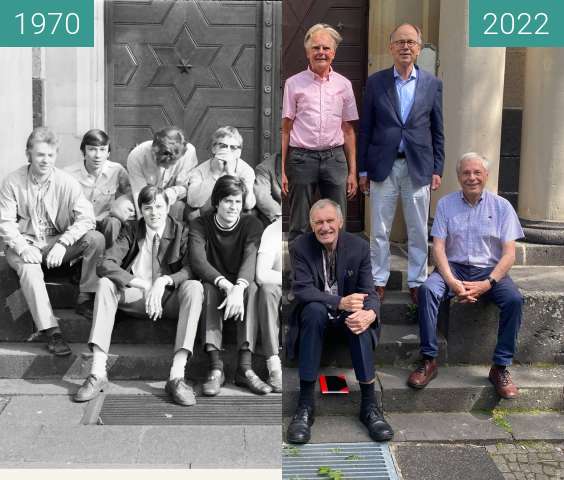 Before-and-after picture of Goldenes Abitur between 1970-Jun-18 and 2022-Jun-18