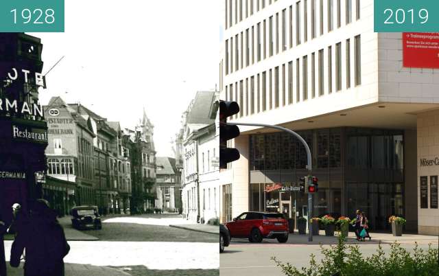 Vorher-Nachher-Bild von Möserstraße zwischen 1928 und 22.06.2019