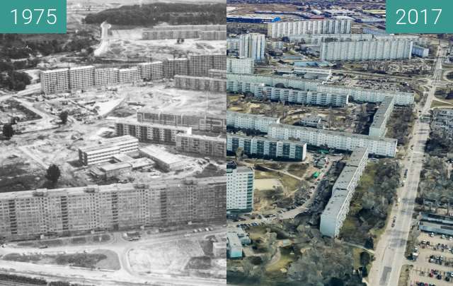 Vorher-Nachher-Bild von Osiedle Lecha zwischen 1975 und 2017