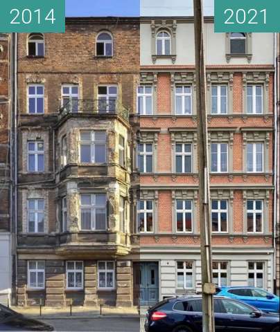 Vorher-Nachher-Bild von Rebuilding of a Palace in Wroclaw (pt 5) zwischen 2014 und 2021