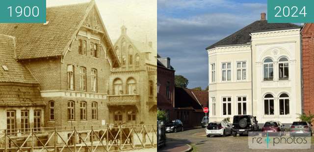 Image avant-après de Friedrichstadt Holmertor entre 1900 et 10 sep. 2024