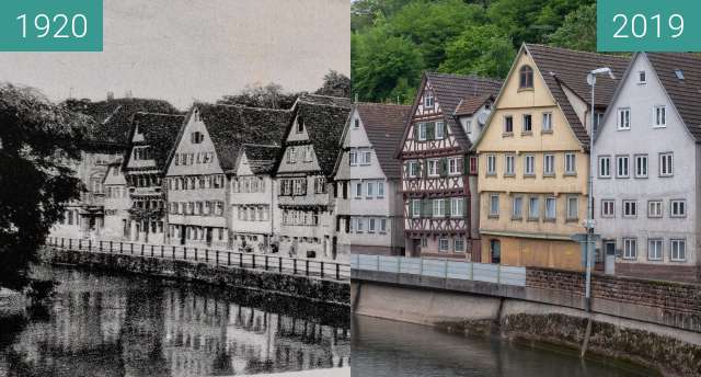 Vorher-Nachher-Bild von Calw - An der Nagold zwischen 1920 und 25.05.2019