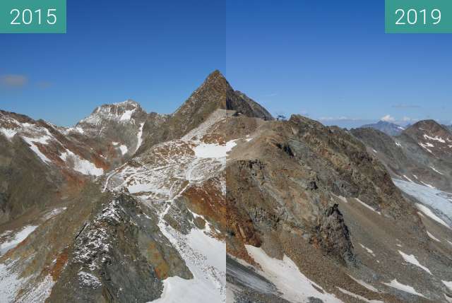 Image avant-après de Stubai Top of Tyrol entre 8 sep. 2015 et 27 août 2019