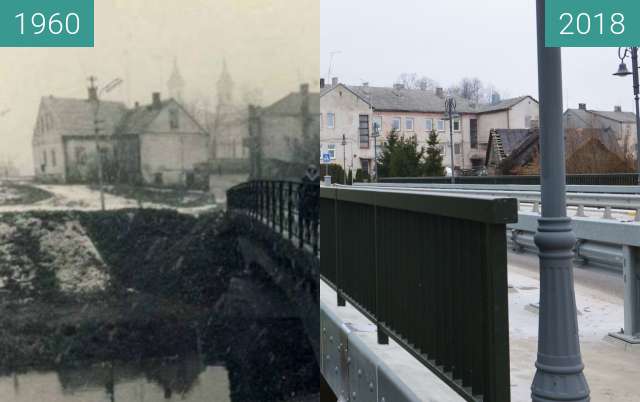 Vorher-Nachher-Bild von Bridge zwischen 1960 und 24.11.2018