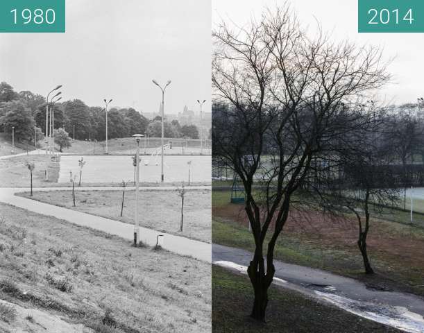 Vorher-Nachher-Bild von Towarzystwo Krzewienia Kultury Fizycznej Winogrady zwischen 28.12.1980 und 28.12.2014